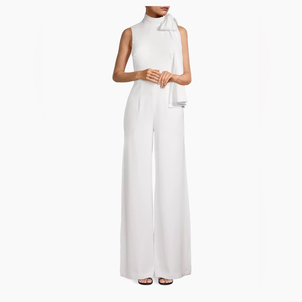 NWT Black Halo Kynlee Tieneck Jumpsuit